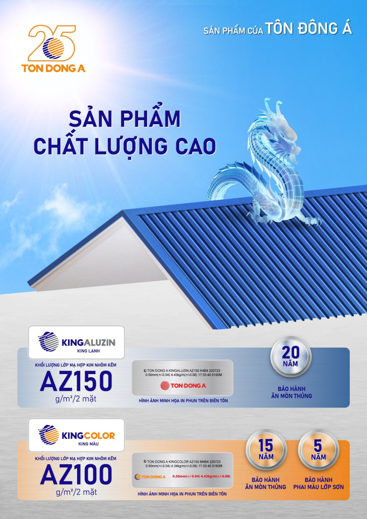 Tôn AZ150 Đông Á