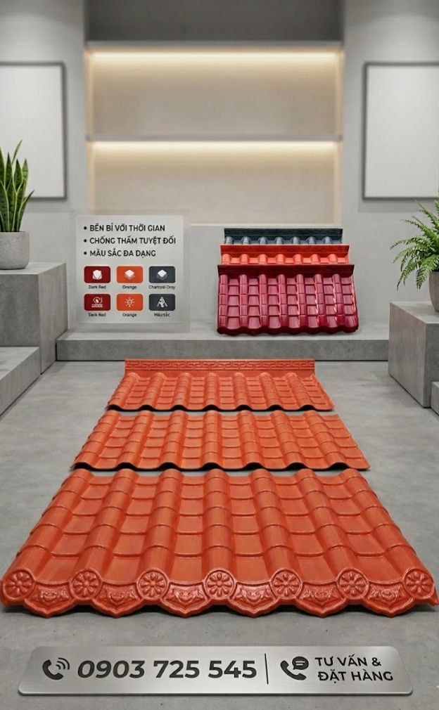 Mái Ngói Nhựa Nhật Bản Có Tốt Không? Ưu Điểm & Nhược Điểm Thực Tế 5 Cập nhật giá Ngói nhựa âm dương