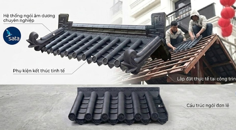 Giá Ngói Nhựa Âm Dương Mới Nhất 2026 – Bảng Báo Giá Chi Tiết 6 Lắp đặt Ngói nhựa âm dương