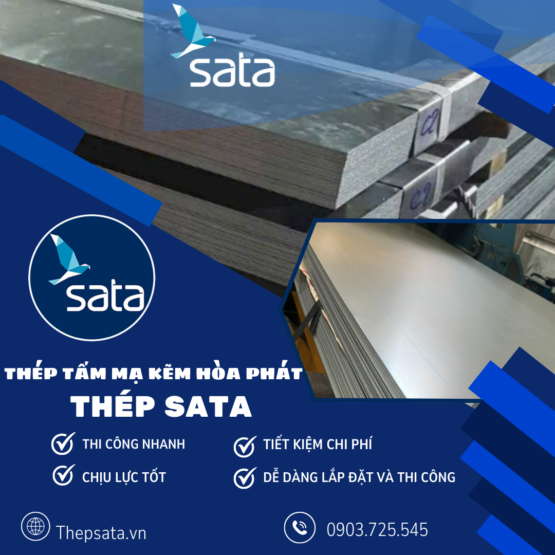 Thép tấm mạ kẽm Hòa Phát