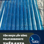 Tôn Nhựa Lấy Sáng Polycarbonate – Giải Pháp Vật Liệu Bền Đẹp Cho Công Trình Hiện Đại