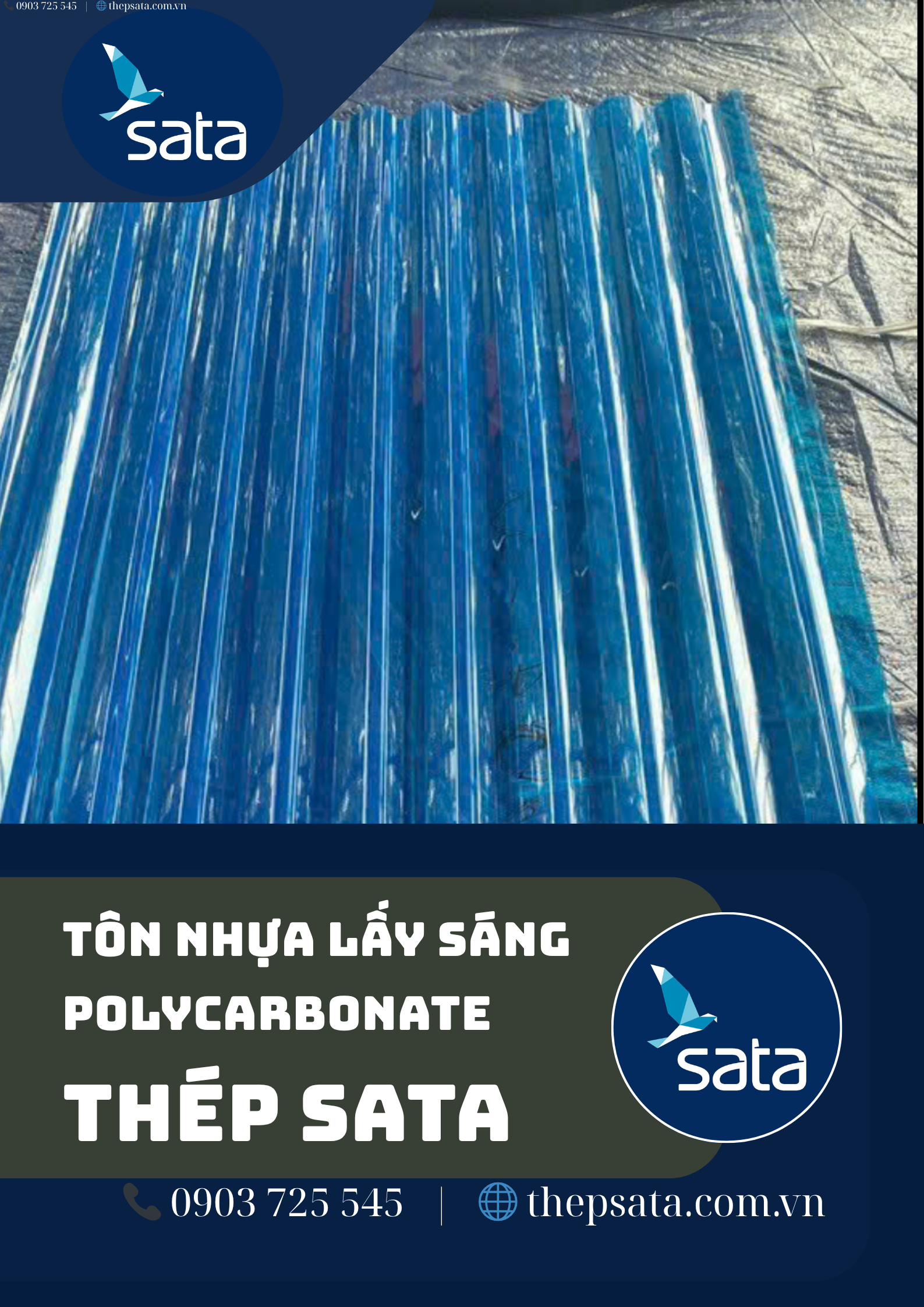 tôn nhựa lấy sáng polycarbonate