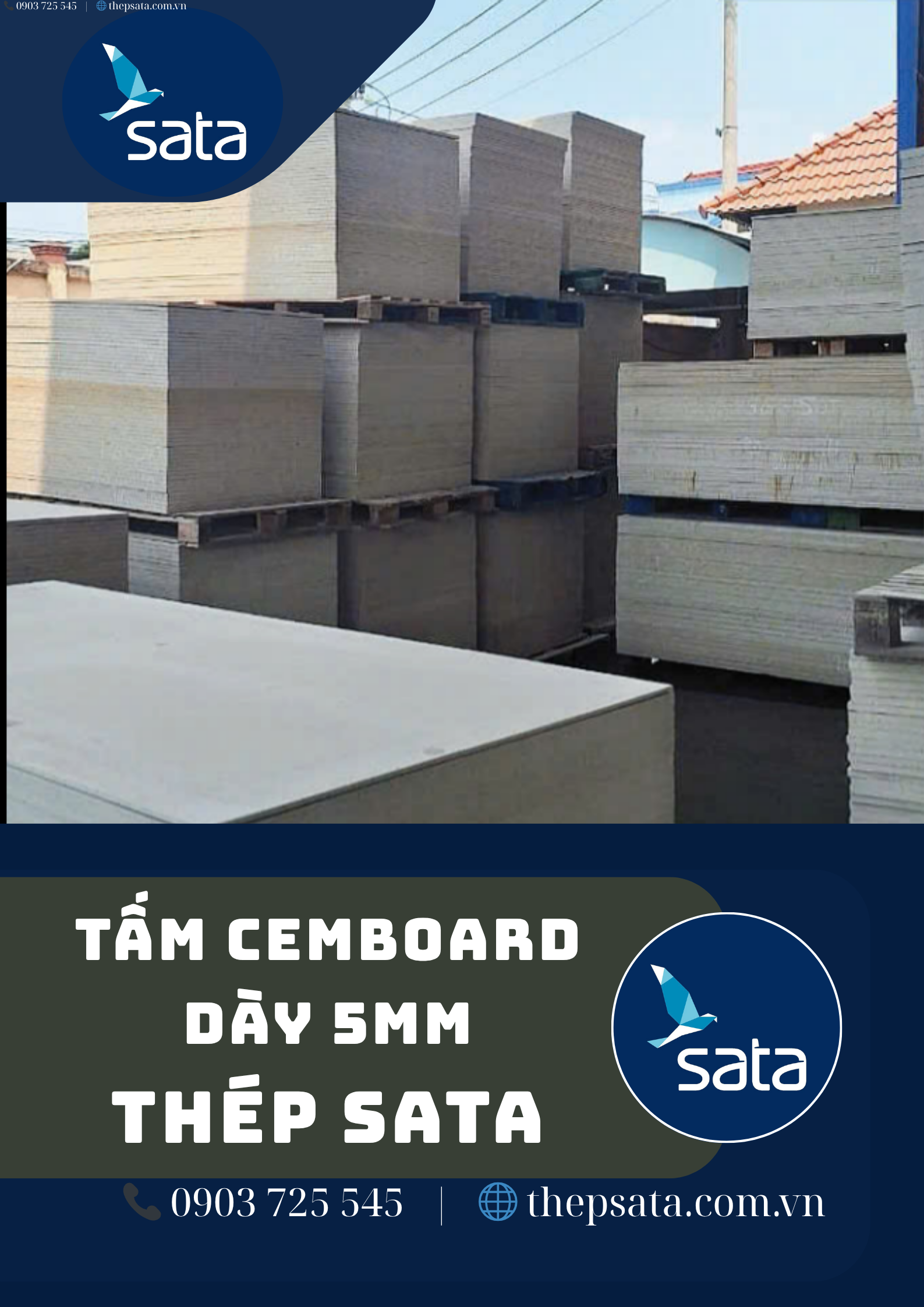 tấm cemboard dày 5mm