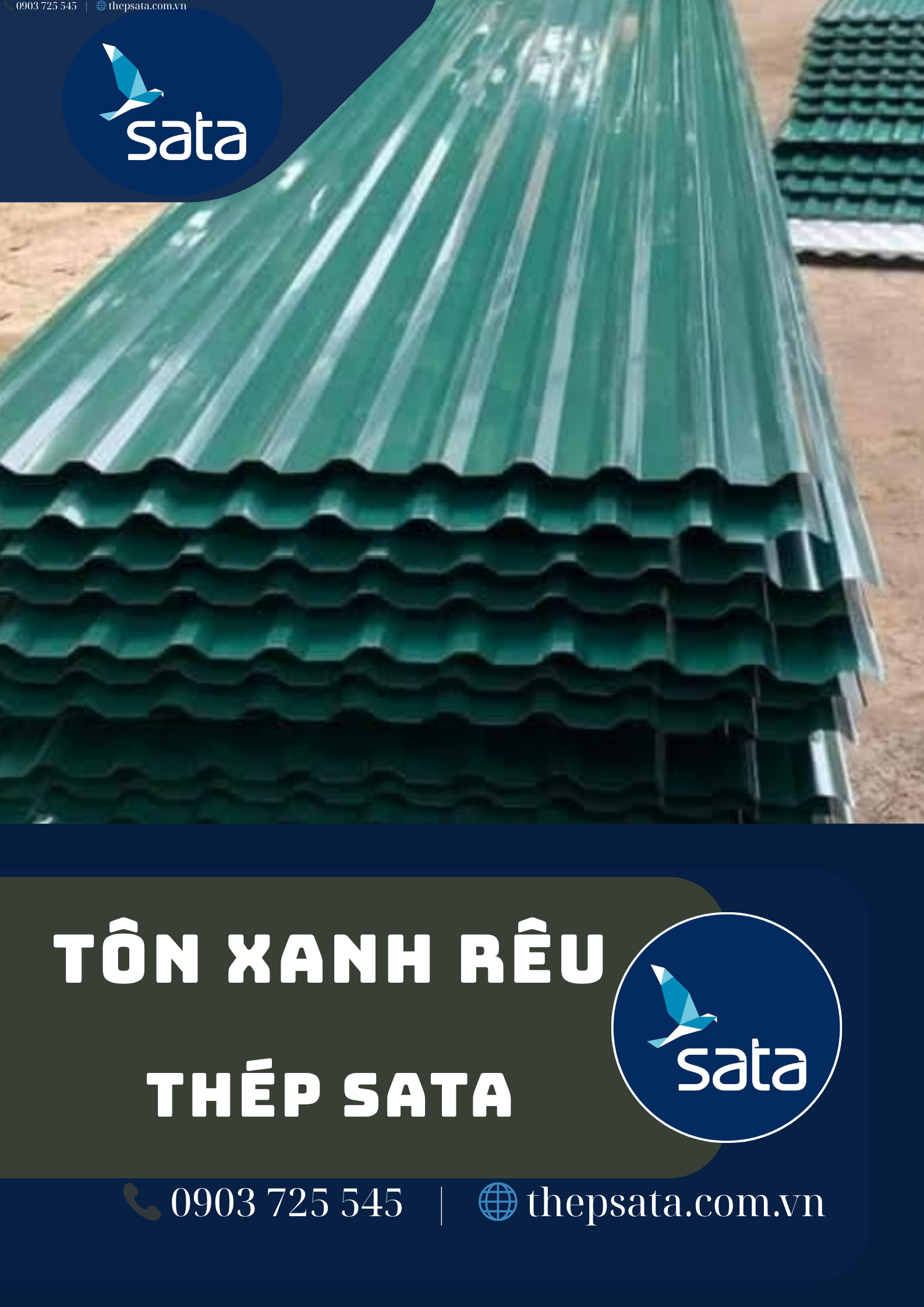Tôn màu xanh rêu
