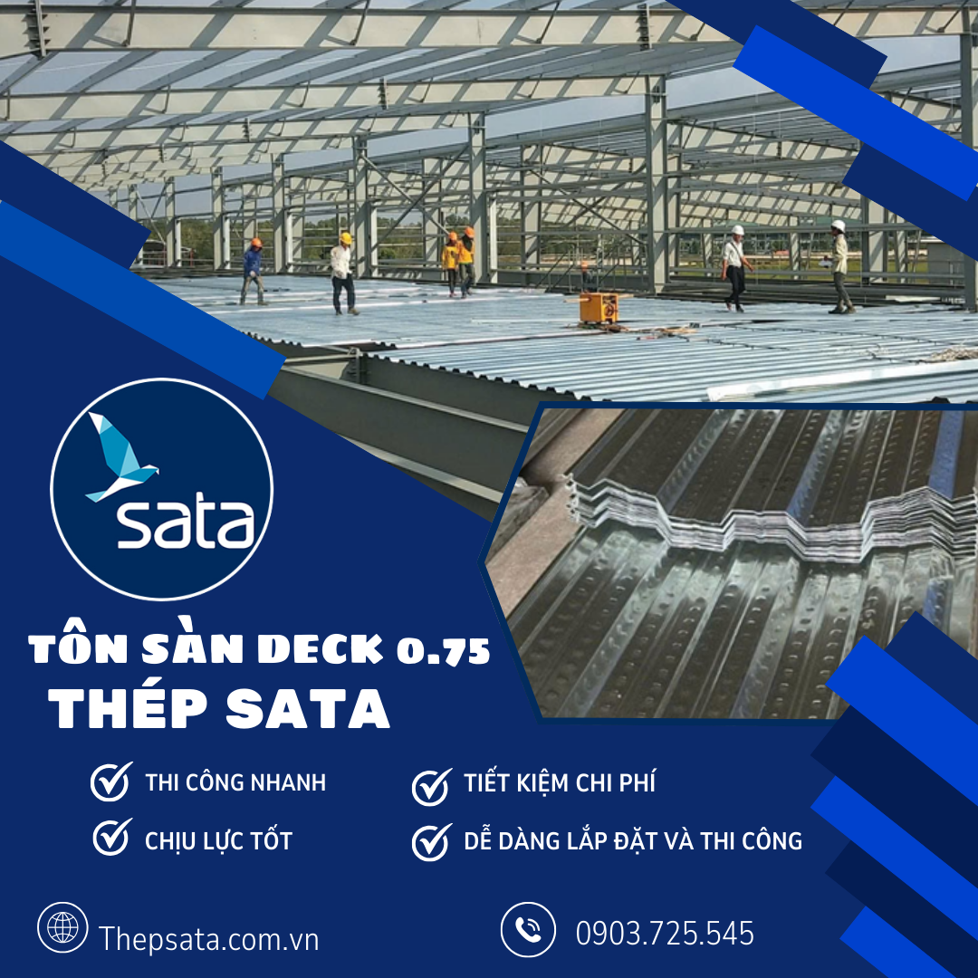 tôn sàn deck 0.75