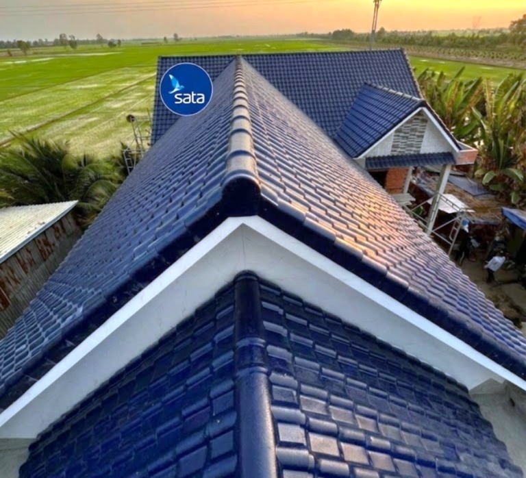 Tôn giả ngói màu xanh đen