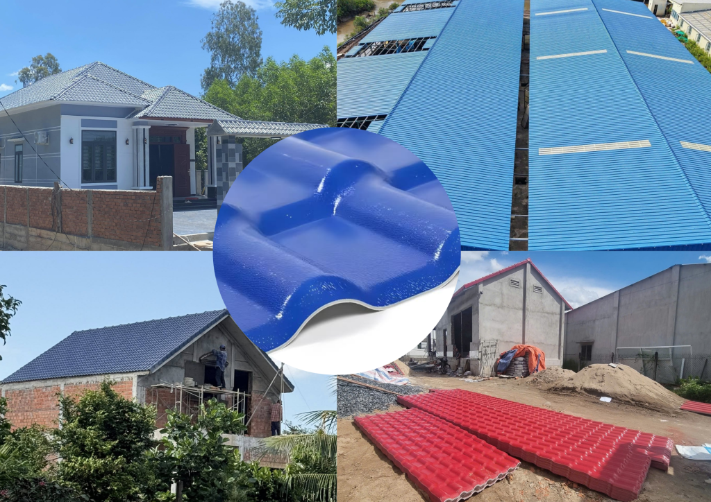 Ứng dụng đa dạng của tôn nhựa PVC