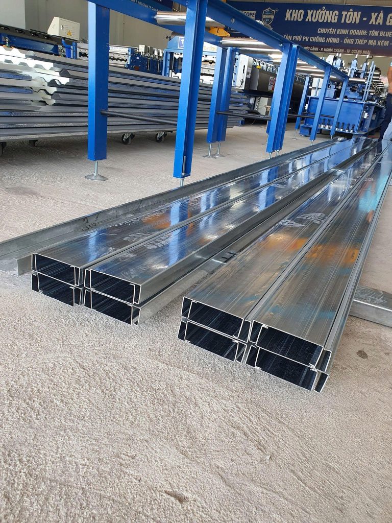 Xà gồ C mạ kẽm