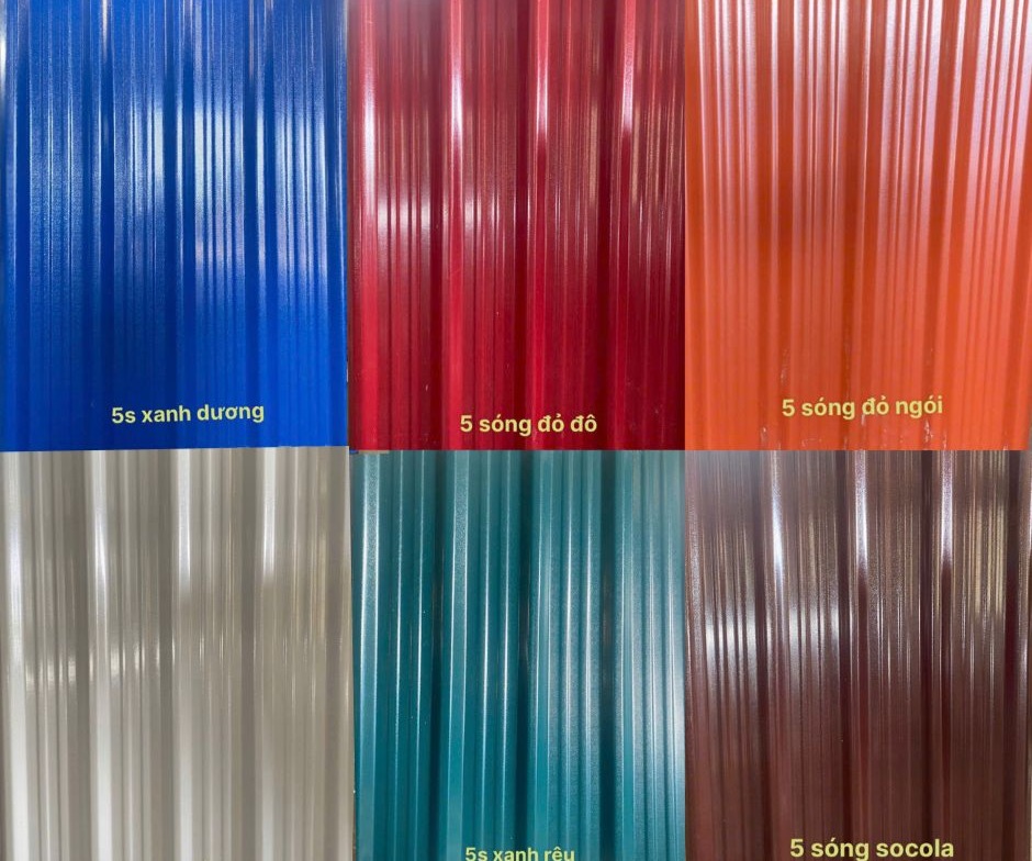 Giá tôn nhựa 5 Sóng SATA Công nghệ Chống UV mới nhất 2026 5 Tôn nhựa 5 sóng