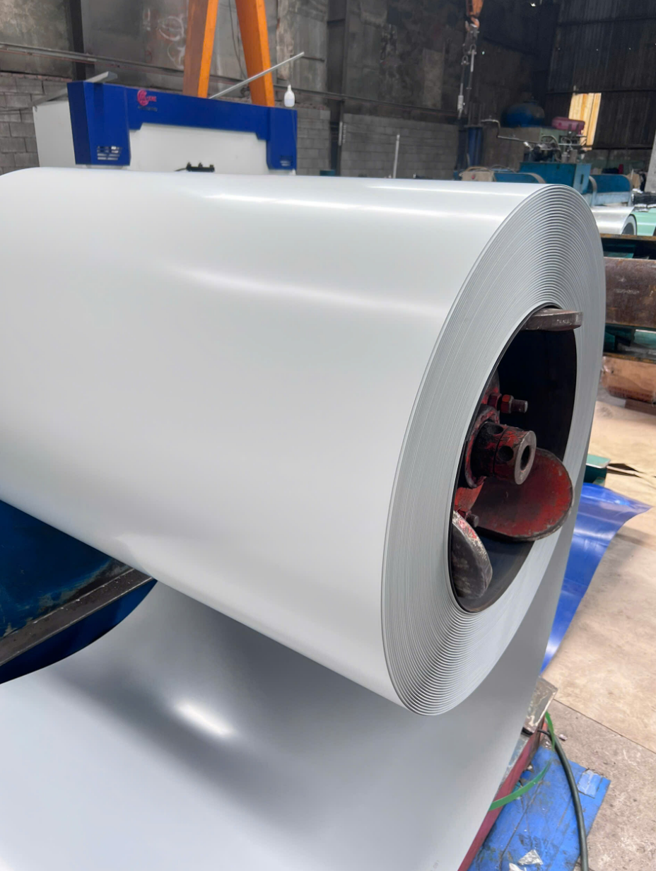 Tôn màu trắng sữa