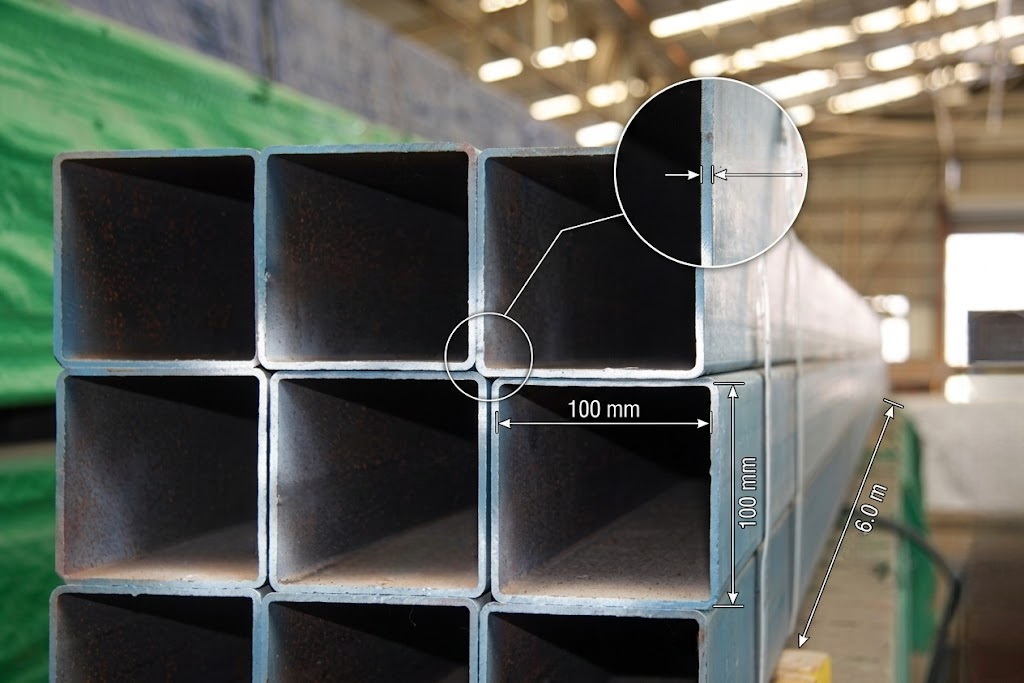 Quy cách thép hộp 100x100