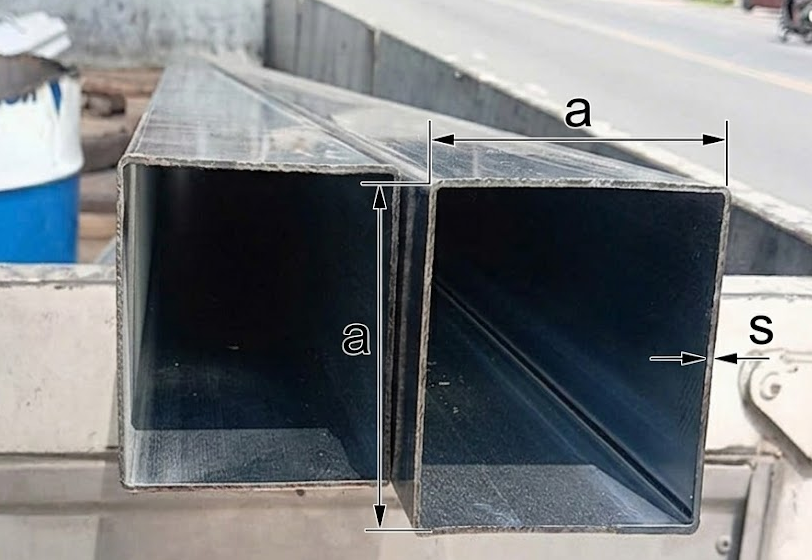 Kích thước thép hộp 
