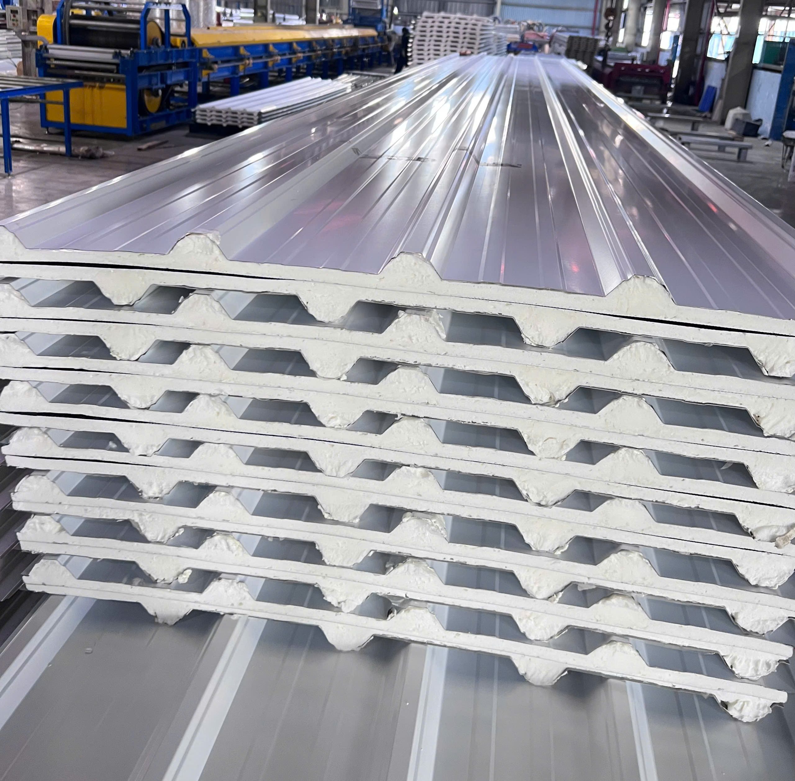 Tôn PU cách nhiệt 5 sóng