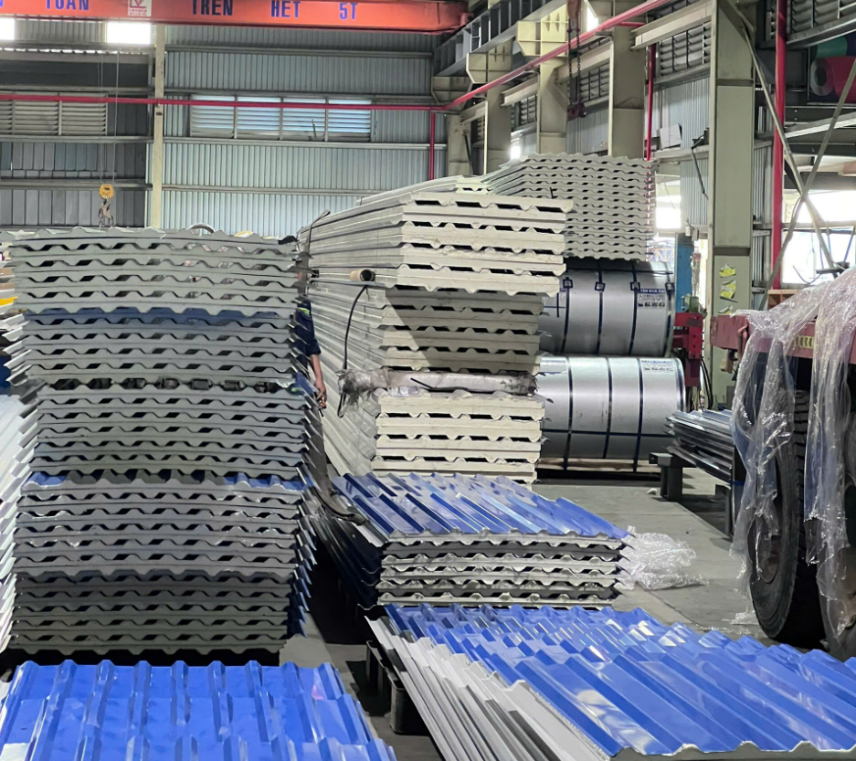 tôn cách nhiệt 2 lớp