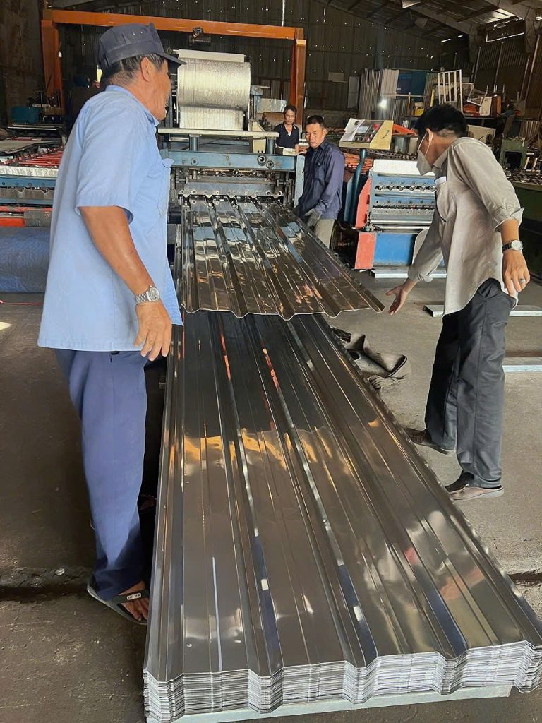 Quy trình sản xuất tôn inox 430