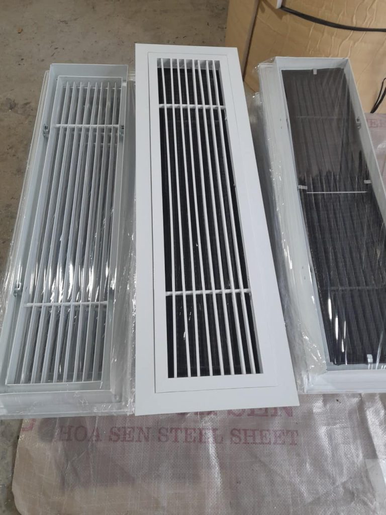 Miệng gió 1 lớp nan BD tháo lắp có tốt hơn cố định