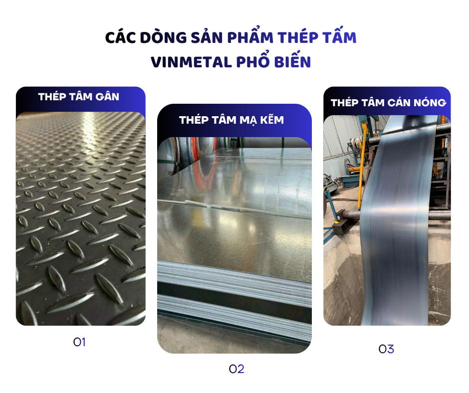 Các Loại Thép Tấm Vinmetal Phổ Biến Nhất Hiện Nay