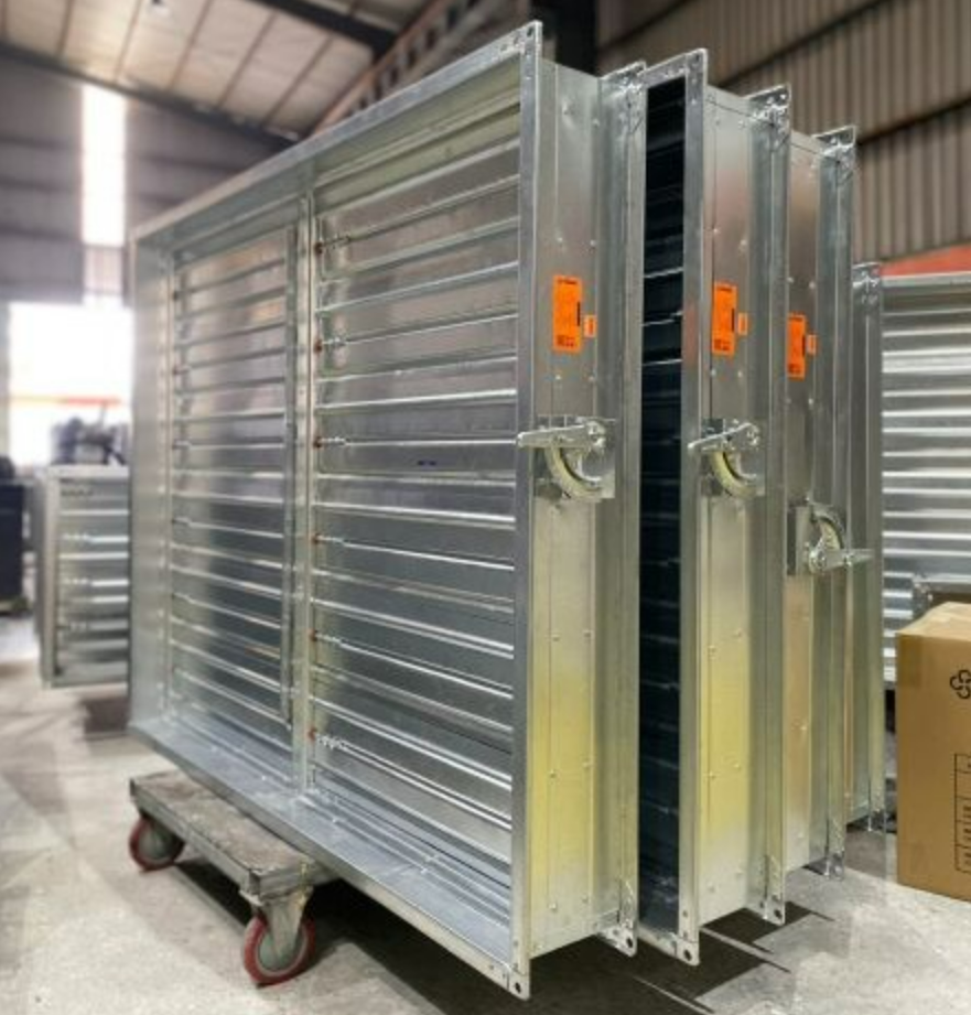 Van Gió Điều Chỉnh Lưu Lượng Tay Gạt Vuông S-VCD 2 Van Gió Tay Gạt Vuông S-VCD