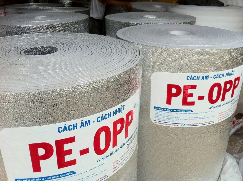 Tấm cách nhiệt PE OPP / PE Alu