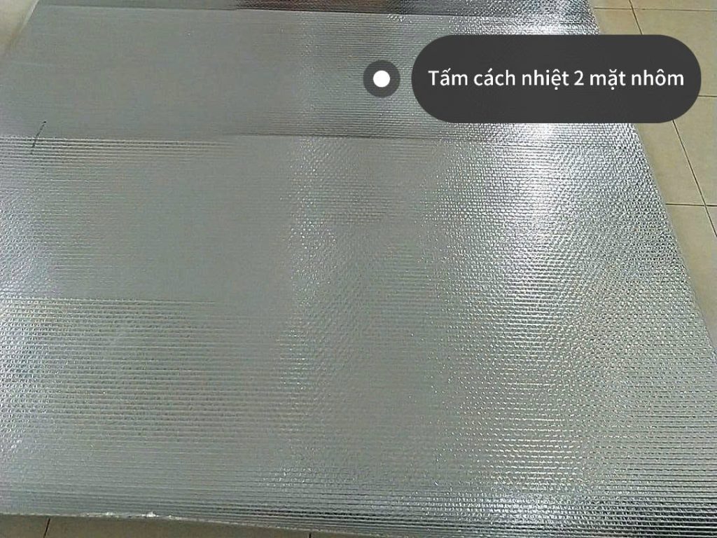 Tấm Cách Nhiệt 2 Mặt Nhôm 