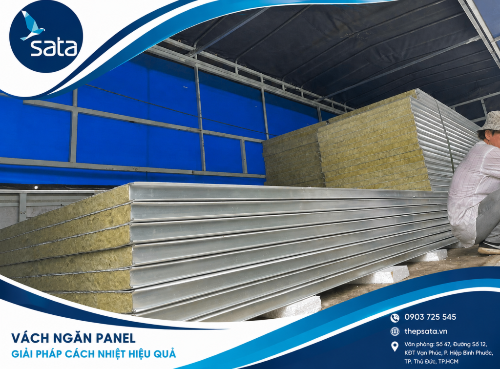 Tấm Vách Ngăn Panel - Giải Pháp Thay Thế Tường Gạch Truyền Thống 3 vach-ngan-panel-van-chuyen