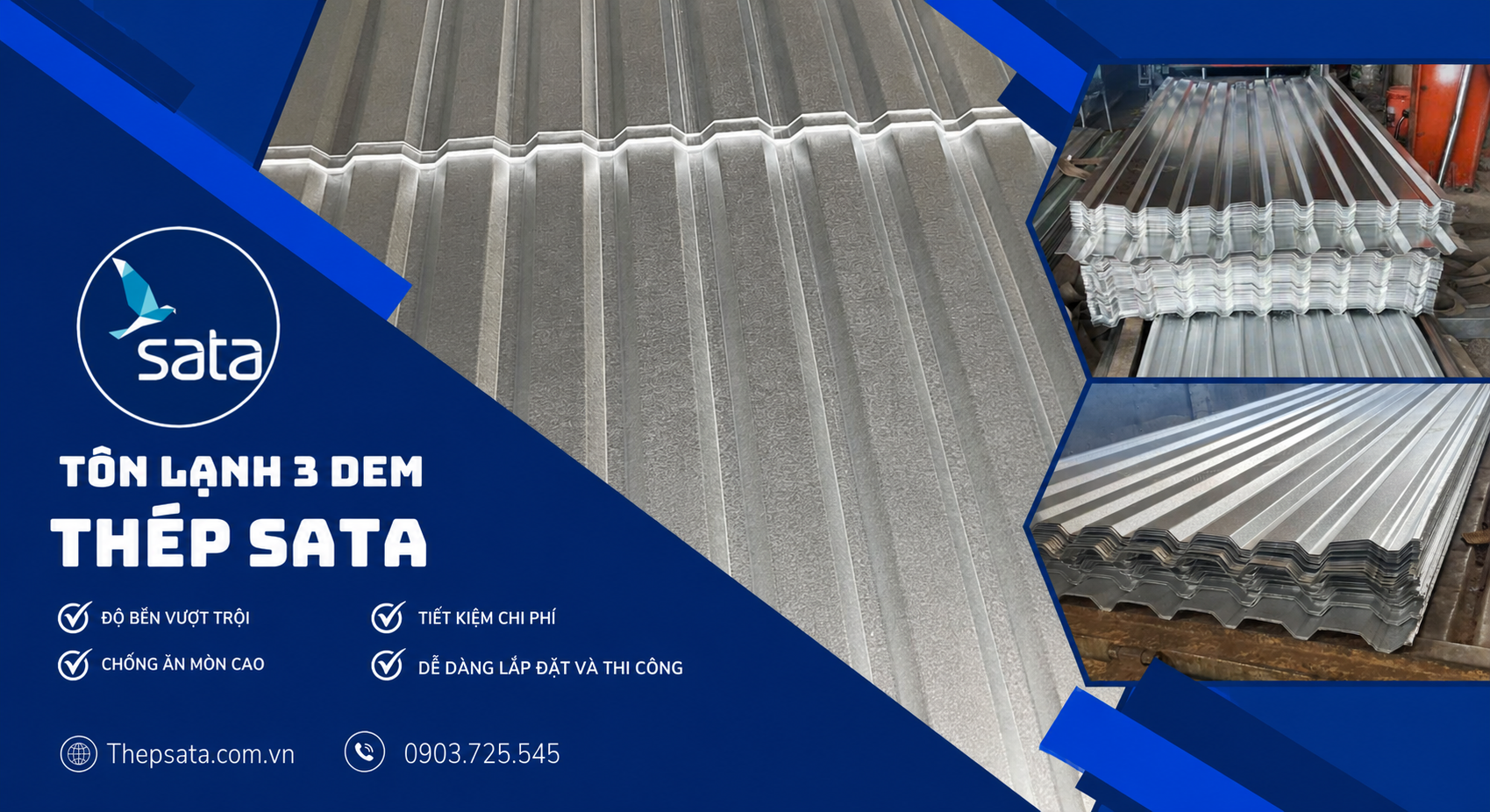 Giá tôn lạnh 3 dem